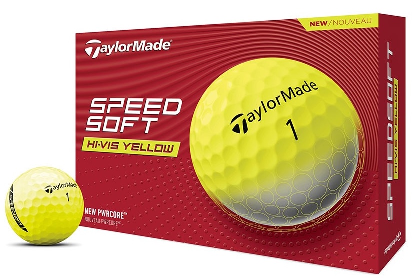 TaylorMade SpeedSoft Golf Balls 1-Dozen Yellow