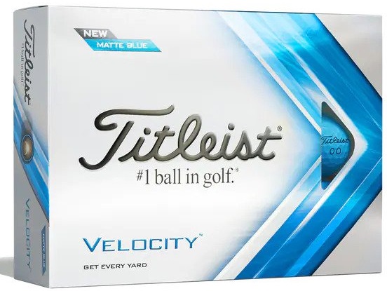 Titleist Prior Generation Velocity Golf Balls Matte Blue