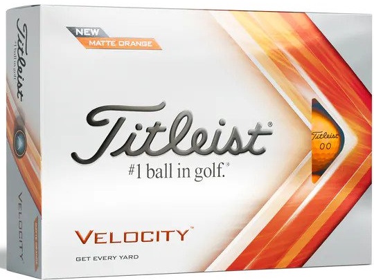 Titleist Prior Generation Velocity Golf Balls Matte Orange