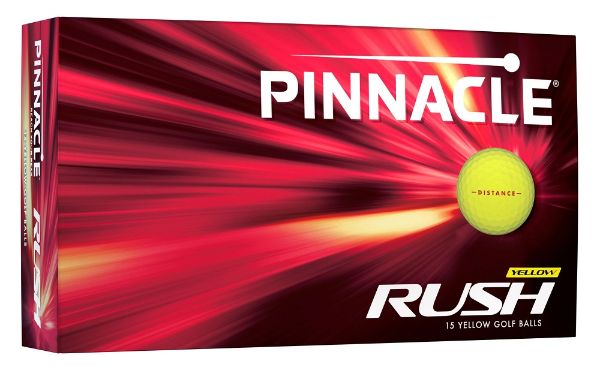 Pinnacle Rush Golf Balls 15-Ball Pack Yellow