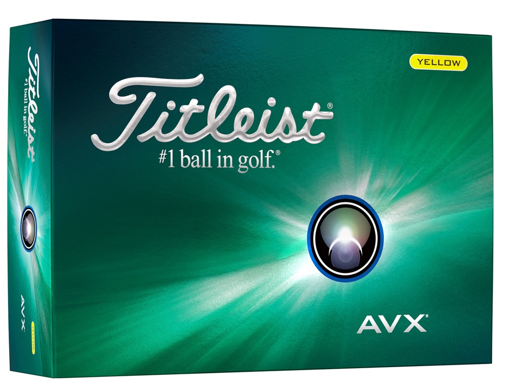 Titleist Golf 2024 AVX Golf Balls *1-Dozen* Yellow