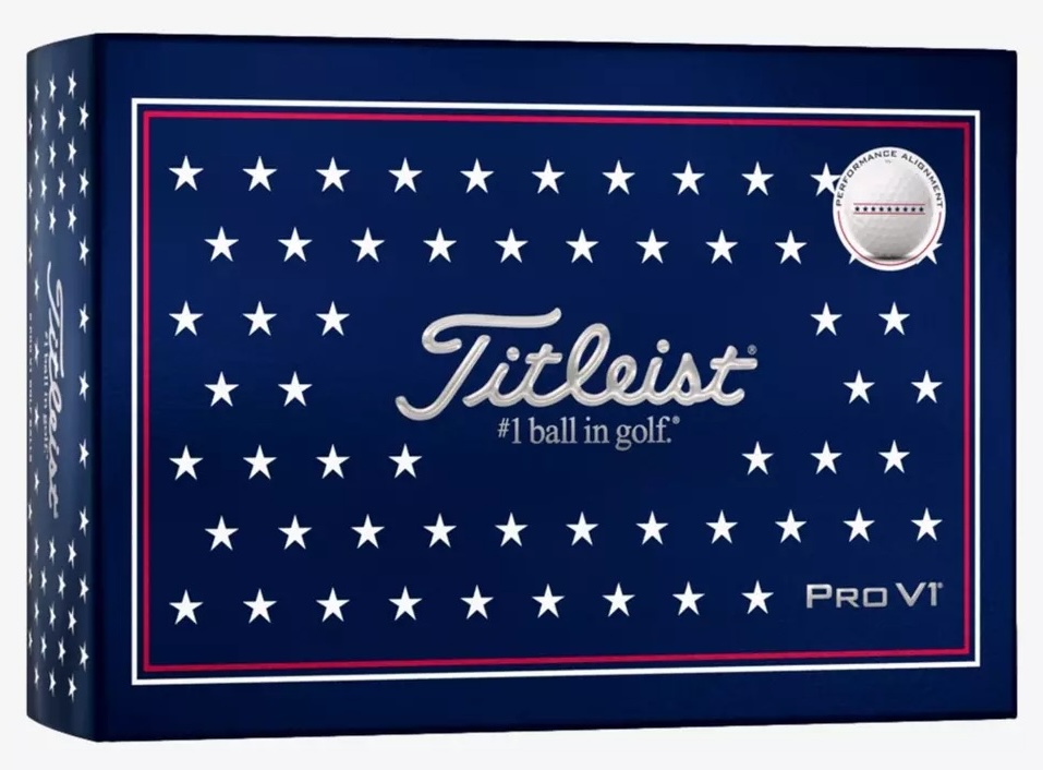 Titleist Pro V1 USA Golf Balls [6 Pack] White