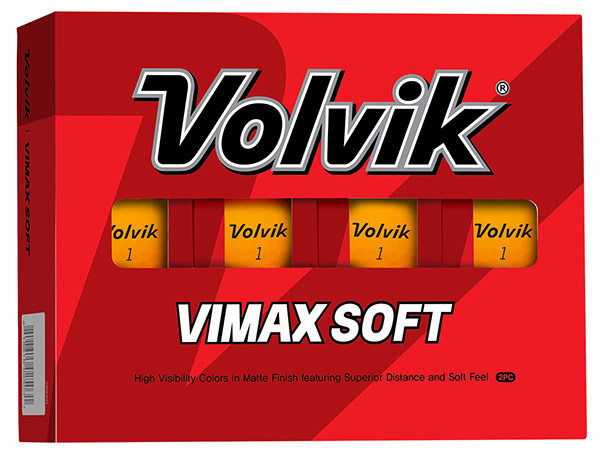 Volvik Vimax Soft Golf Balls 1-Dozen Orange