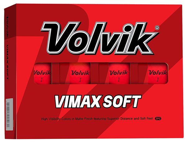 Volvik Vimax Soft Golf Balls 1-Dozen Red