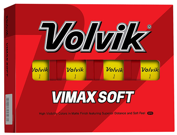 Volvik Vimax Soft Golf Balls 1-Dozen Yellow