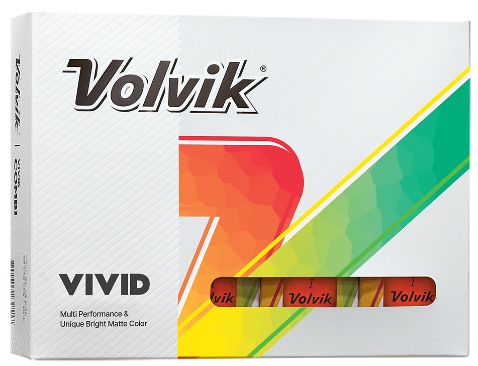 Volvik 2024 Vivid Golf Balls *1-Dozen* [Orange]