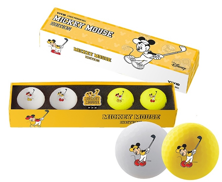 Volvik Disney Edition Mickey Mouse Golf with Hat Clip Ball Marker *4-Pack *