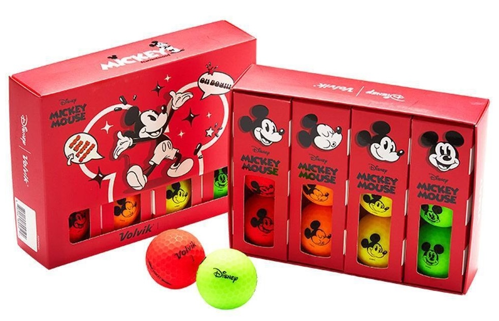 Volvik Vimax Disney Golf Balls Mickey Mouse 1-Dozen Assorted