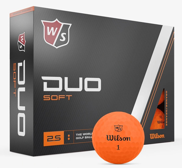 Wilson Staff Duo Soft Golf Balls Orange 1-Dozen