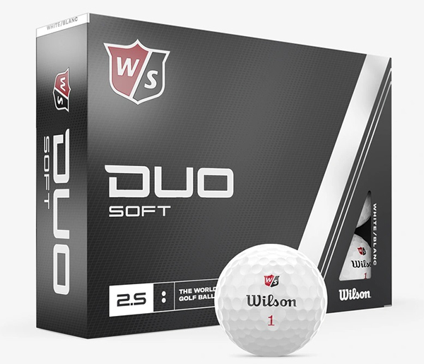 Wilson Staff Duo Soft Golf Balls White 1-Dozen