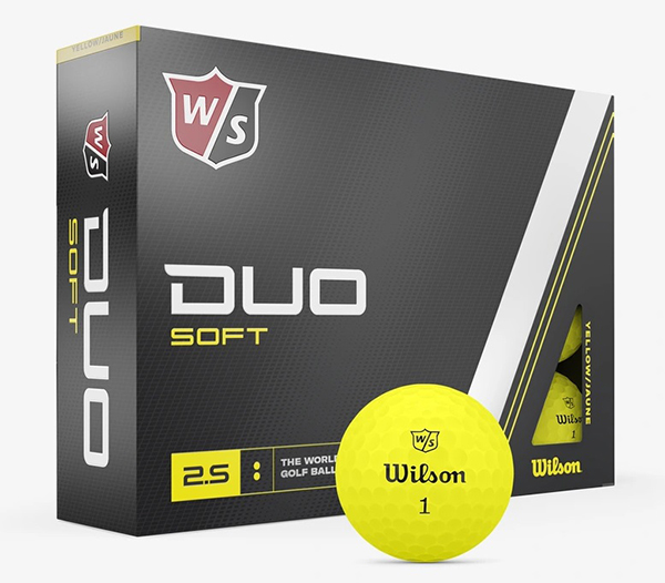 Wilson Staff Duo Soft Golf Balls Yellow 1-Dozen