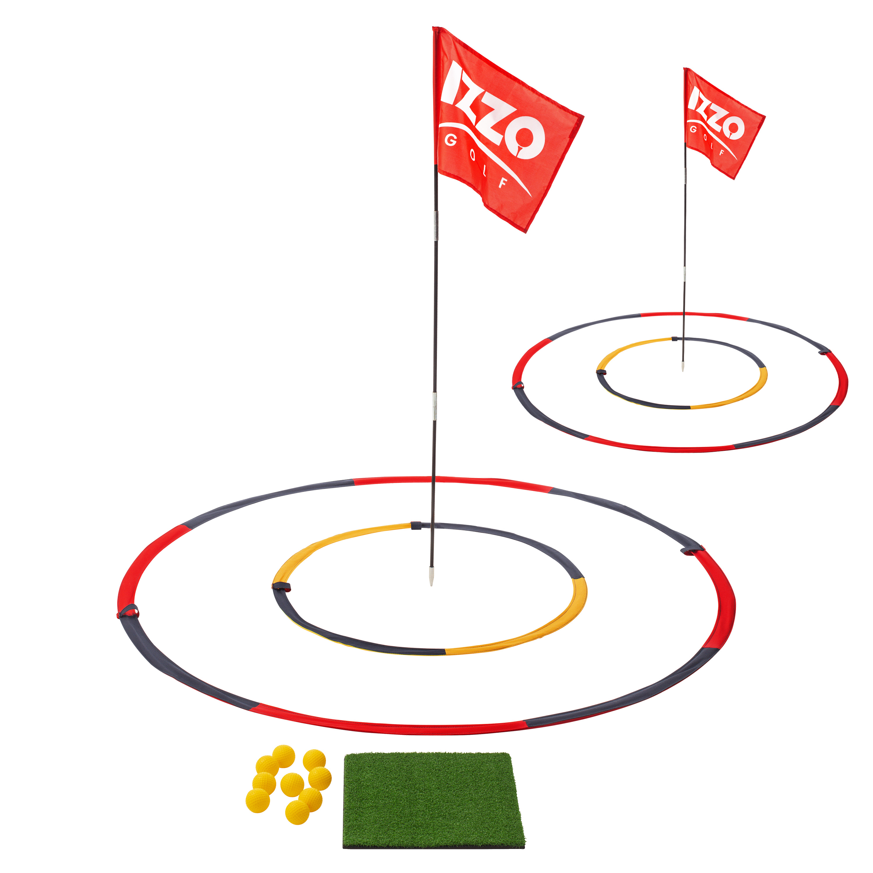 Izzo Golf Backyard Bullseye Practice Set (2 Piece Set)