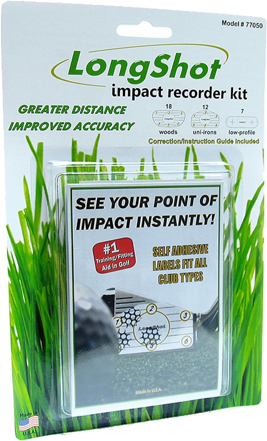 J & M Golf Long Shot Impact Recorders