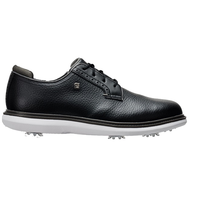 FootJoy Golf Traditions Shoes Black/White Size 8 Wide