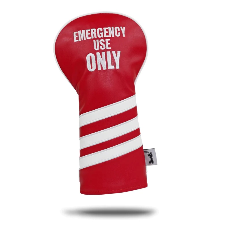 Bogey Bros Golf Driver Headcover EMERGENCY USE ONLY