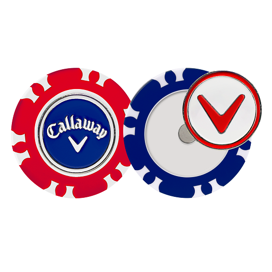 Callaway Golf Dual Mark Poker Chip Ball Marker (2-Pack)