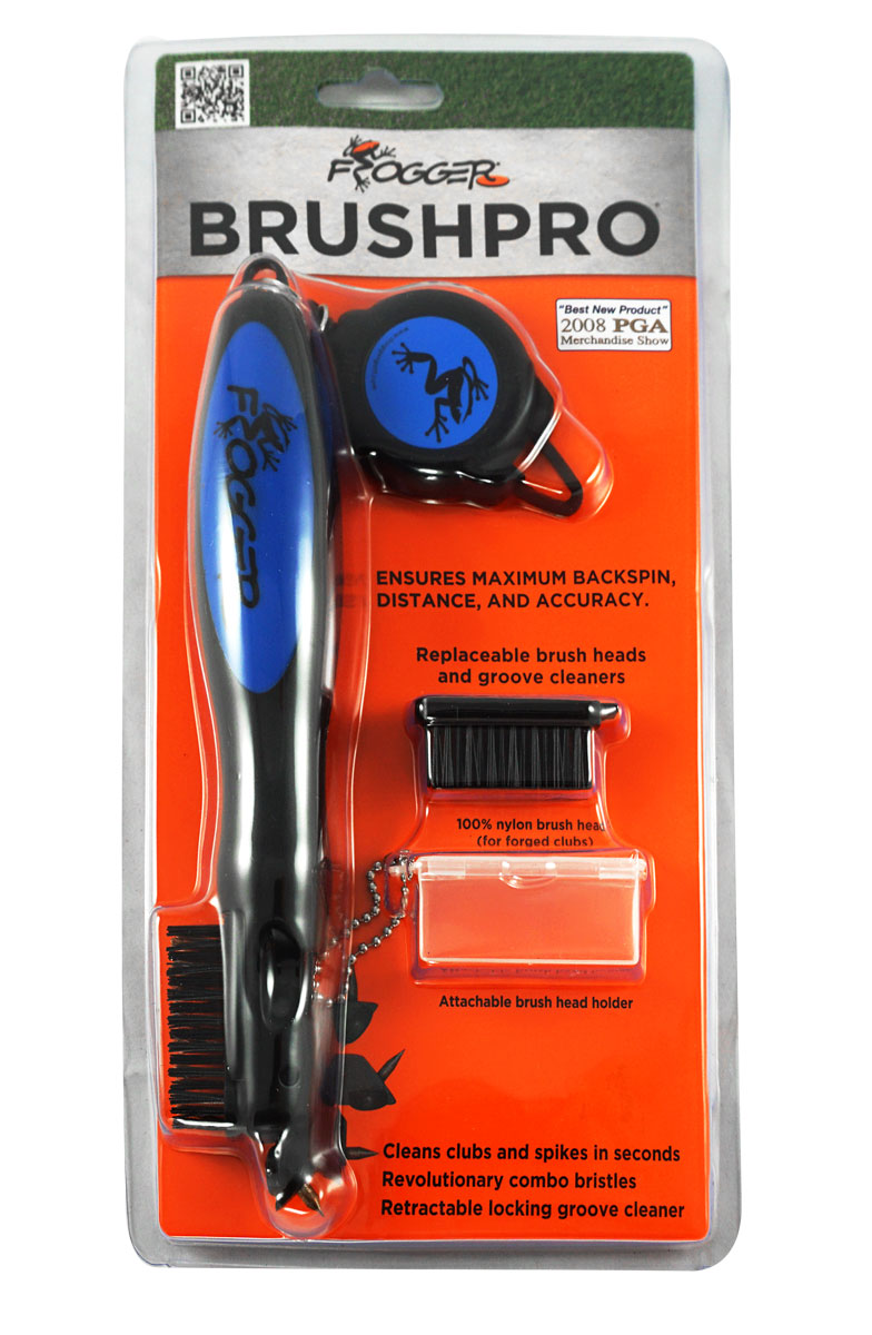 Frogger Golf Brush Pro Club and Spike Brush