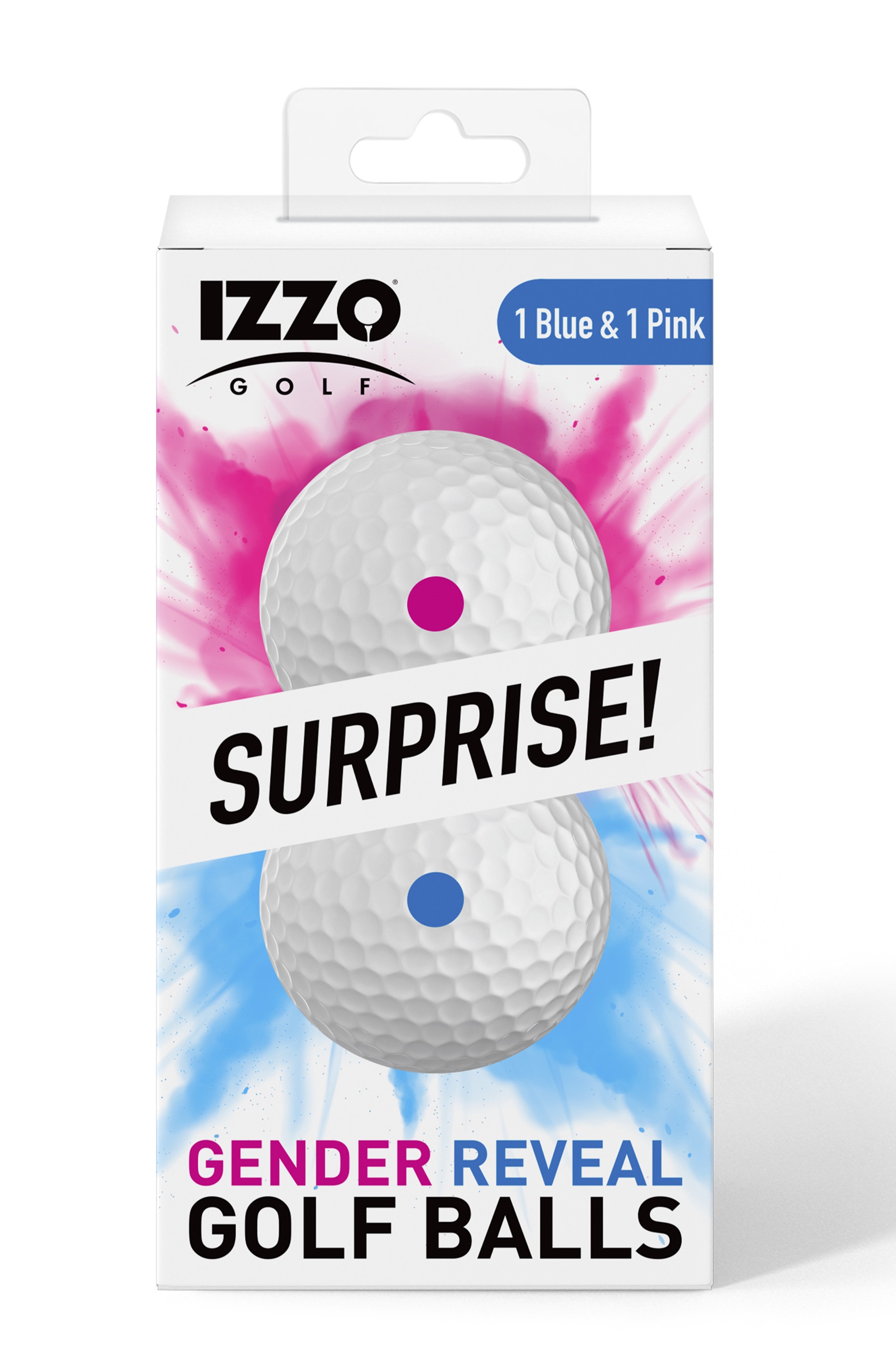 Izzo Golf Gender Reveal Balls (2 Pack)