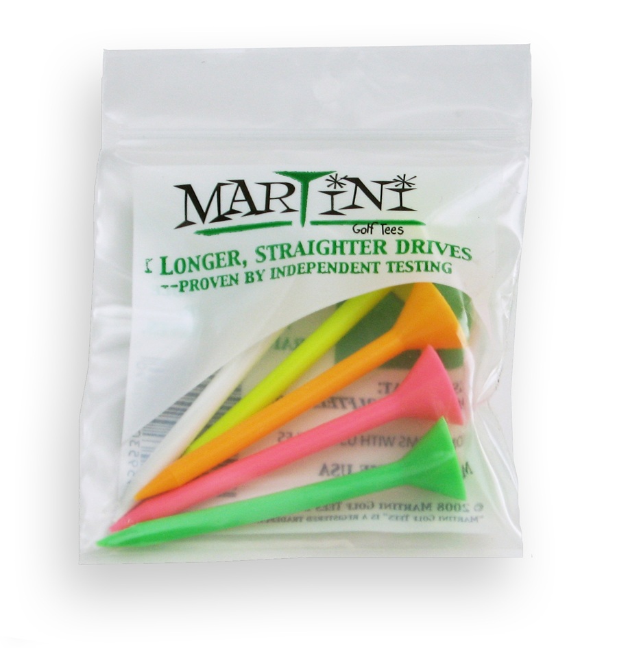 Martini Golf Martini Tees (Plastic)