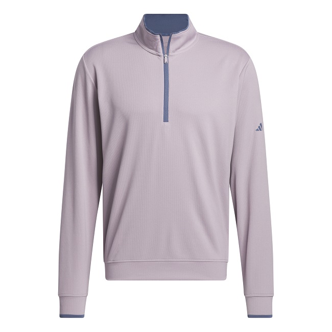 Adidas Golf Lightweight Half-Zip Top Preloved Fig Small