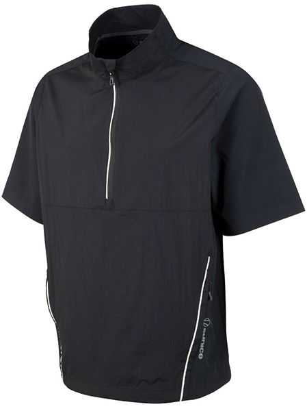 Sunice Golf George Wind SS Pullover Black/Black Small