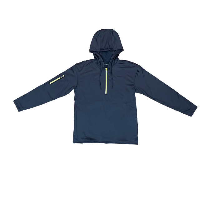 The Weather Company Golf Activewear Hoodie Charcoal/Yellow Small