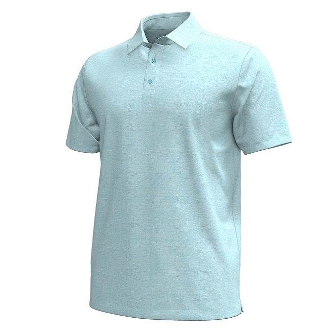 Under Armour Golf Playoff 3.0 Heather Polo Sky Blue Heather Extra Large