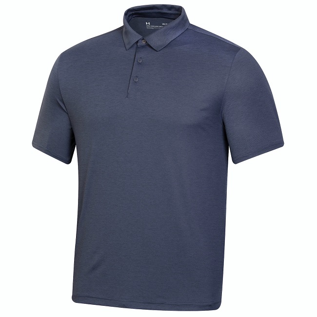 Under Armour Golf Playoff 3.0 Heather Polo Midnight Navy/Heather Medium