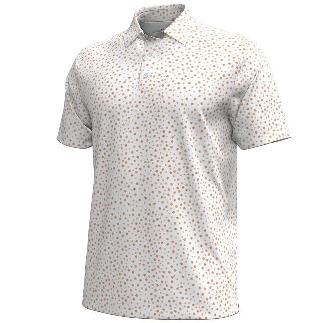 Under Armour Golf Playoff 3.0 Fuse Print Polo White Extra Large