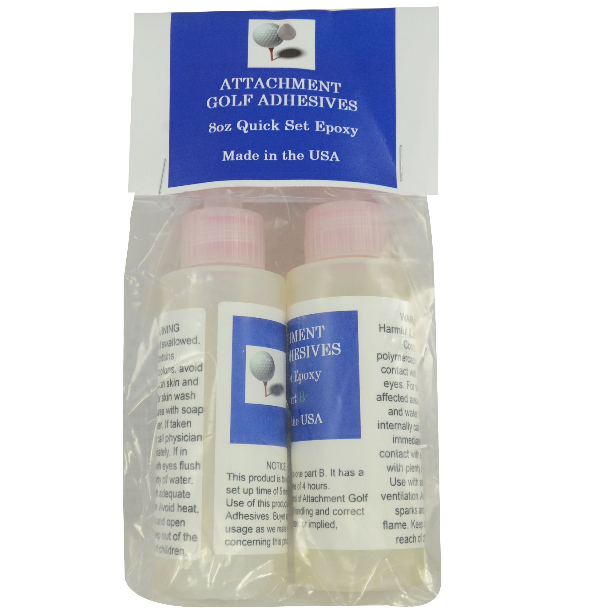 Attachment Golf Adhesives 8 OZ Quick Set Epoxy Kit