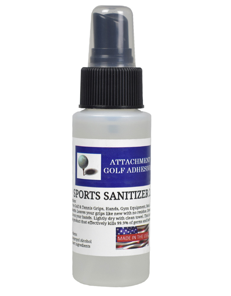 Attachment Golf Adhesives 2 Ounce Sports Sanitizer