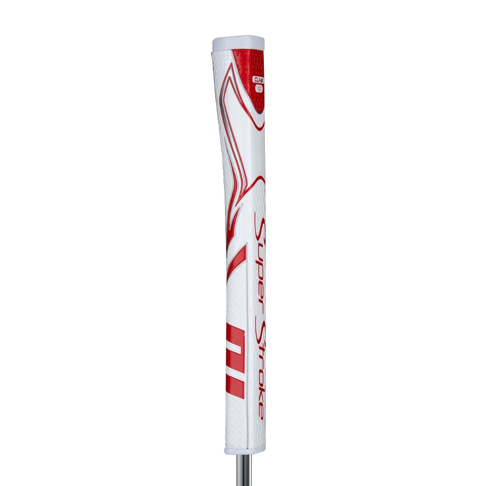 SuperStroke Golf Zenergy Claw 1.0 Putter Grips White/Red