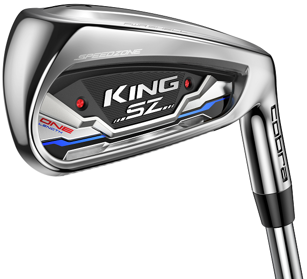 Pre-Owned Cobra King Speedzone One Length Iron Set Steel MLH Regular 5-PW/GW Irons [Kbs Tour 90 Steel] *Value* LEFT HAND