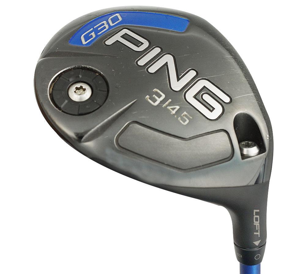 Pre-Owned Ping Golf G30 Fairway Wood Graphite MLH 14.5* Stiff #3 Fairway [Ping Tfc 419 Graphite] *Excellent* LEFT HAND