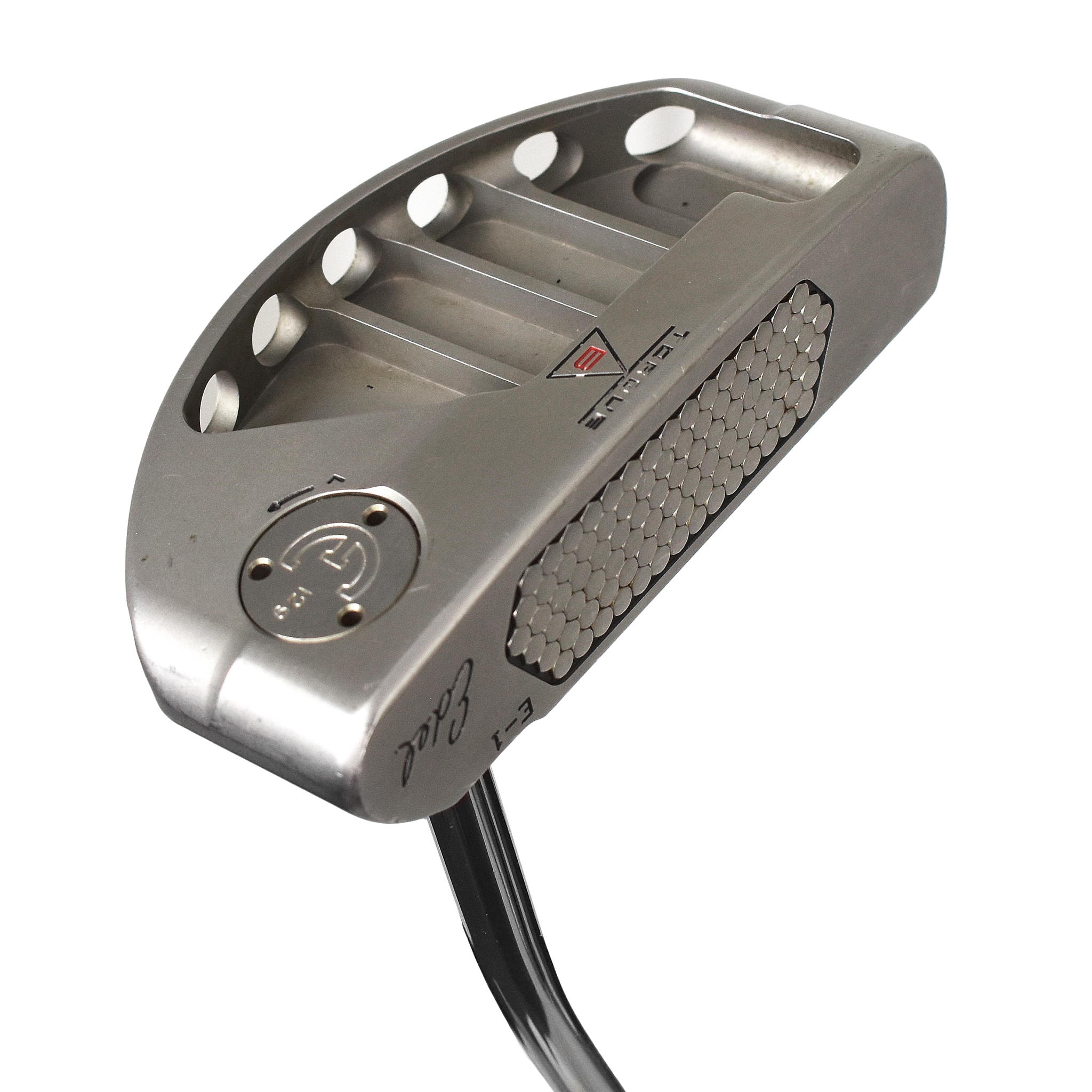 Pre-Owned Edel Golf E-1 Torque Balanced Platinum Putter Steel MRH Putter [Edel Stock Steel] 36" Heel Shafted *Very Good*