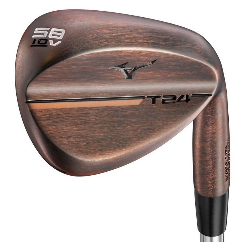 Pre-Owned Mizuno Golf T24 Denim Copper Wedge Steel MRH 54* 8* Bounce D Grind Stiff Sand Wedge [True Temper Dynamic Gold Tour Issue S400 Steel] *Very Good*