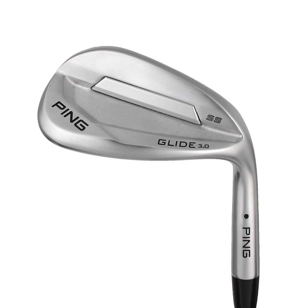 Pre-Owned Ping Glide 3.0 Ss Wedge Steel MRH 58* 10* Bounce Wedge Lob Wedge [Ping Zz 115 Steel] Black Dot *Very Good*