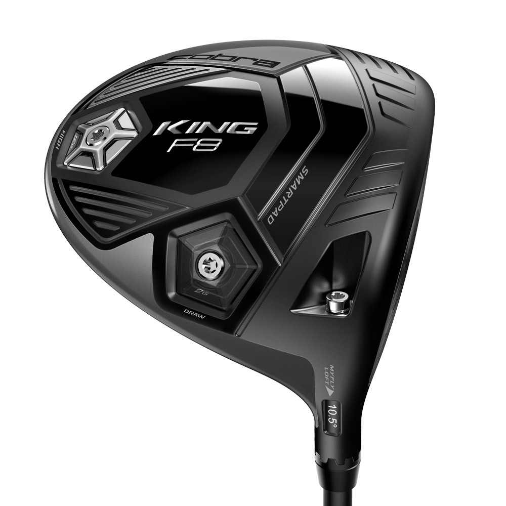 Pre-Owned Cobra King F8 Driver Graphite MRH Adjustable Senior Gray Driver [Mitsubishi Tensei Blue CK Series 50 Graphite] *Very Good*