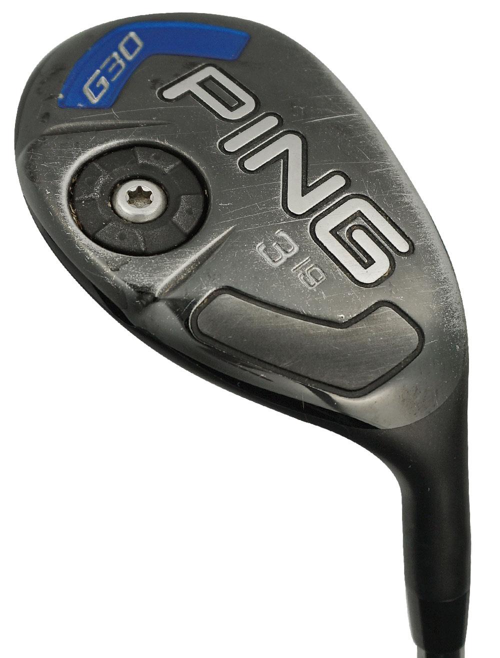 Pre-Owned Ping G30 Hybrid Graphite MRH 22* Regular #4 Hybrid [Ping Tfc 419 Graphite] -0.5" *Excellent*