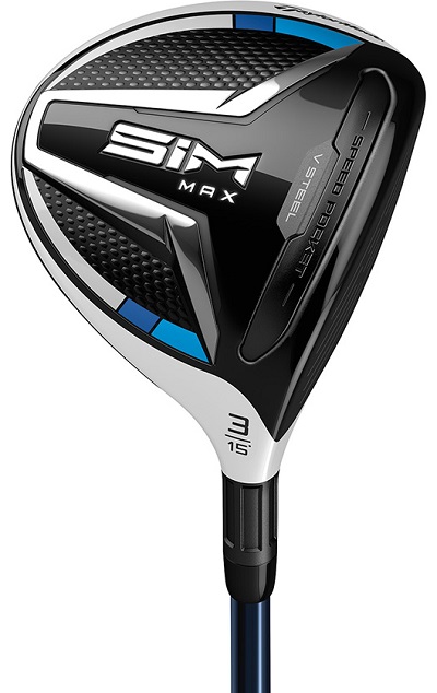 Pre-Owned Taylormade Golf Sim Max Steel Fairway Wood Graphite MRH 15* Regular #3 Fairway [Fujikura Ventus Blue 5 Graphite] *Value*