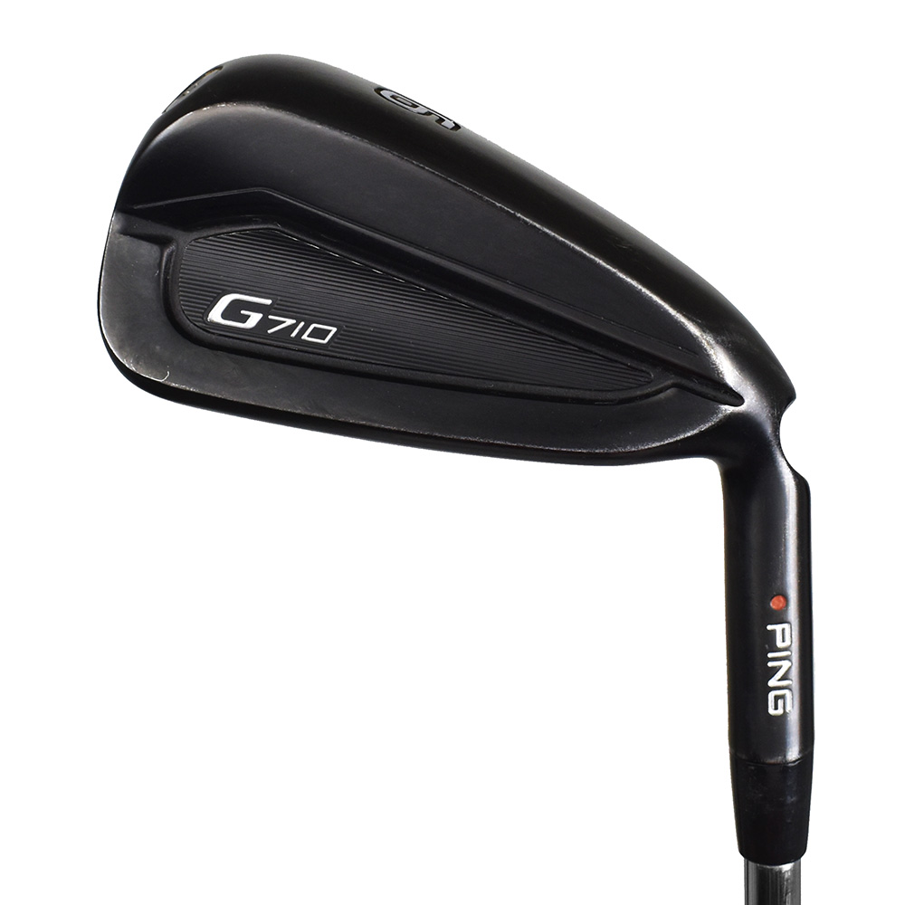 Pre-Owned Ping Golf G710 Irons Steel MRH Extra Stiff 4-PW/SW Irons [Kbs Tour 105 Steel] Black Dot *Value*