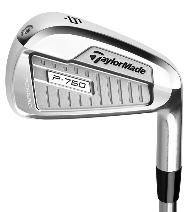 Pre-Owned Taylormade Golf P760 Irons Steel MRH Stiff 3-PW Irons [Kbs X Steel] *Value*