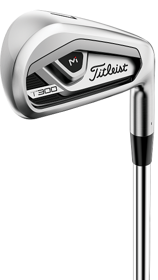 Pre-Owned Titleist Golf T300 Iron Set Steel MRH Stiff 5-P/W Irons [Kbs Tour 120 Steel] +0.5" *Value*